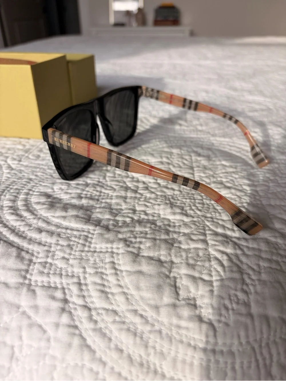 Burberry Gold and Black Logo Gift Box